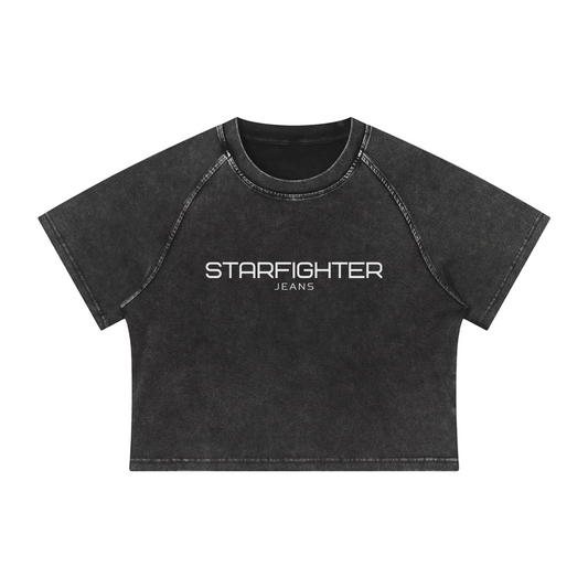 The Starfighter Jeans - Logo Cropped T