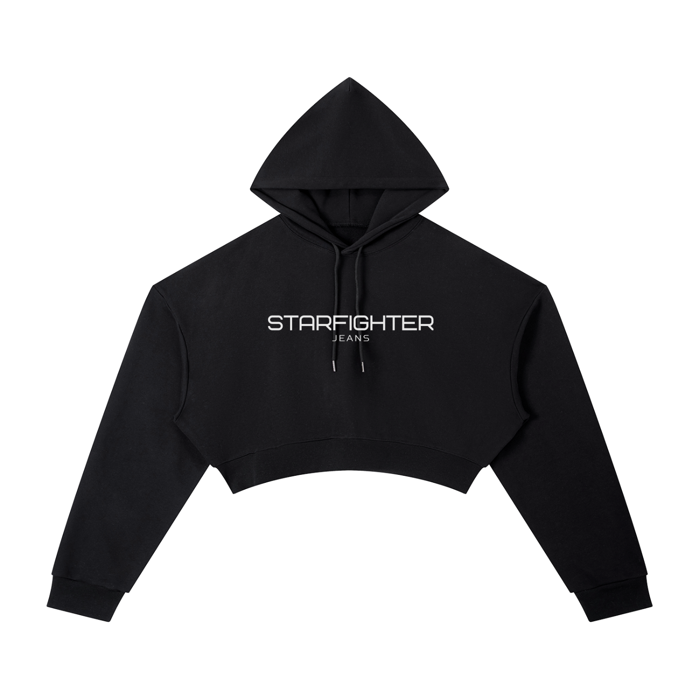 The Starfighter Jeans -  Logo Cropped Hoodie