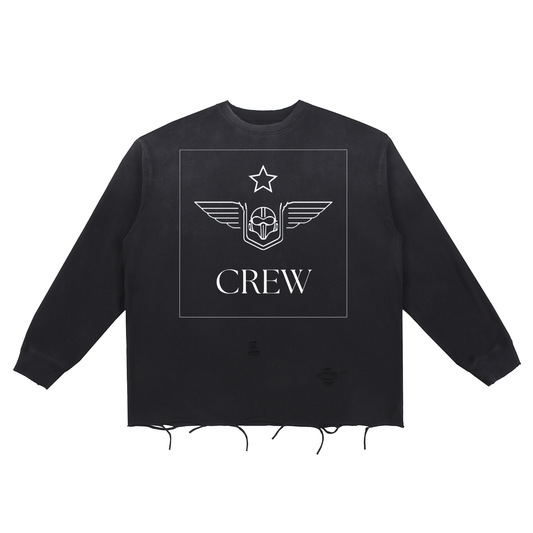 The Starfighter Jeans - Distressed Crew Sweat