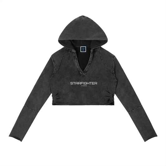 The Starfighter Jeans - Vintage Washed Logo Hoodie